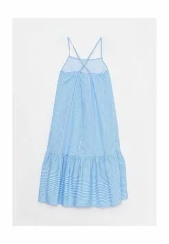 LC WAIKIKI Square Collar Striped Strap Poplin Women's Dress -LC WAIKIKI popular shop lc waikiki 1506 2757626 6