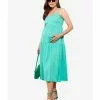 LC WAIKIKI Maternity Strap Crinkle Dress