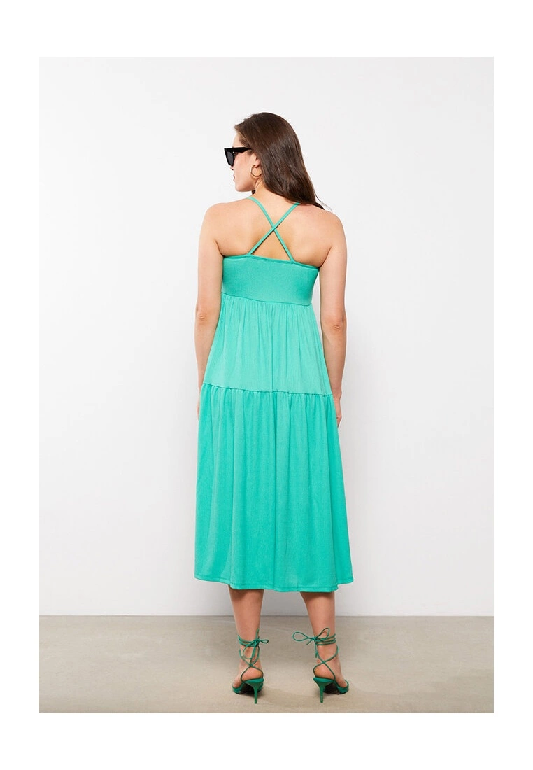 LC WAIKIKI Maternity Strap Crinkle Dress 4 LC WAIKIKI Maternity Strap Crinkle Dress - Image 2