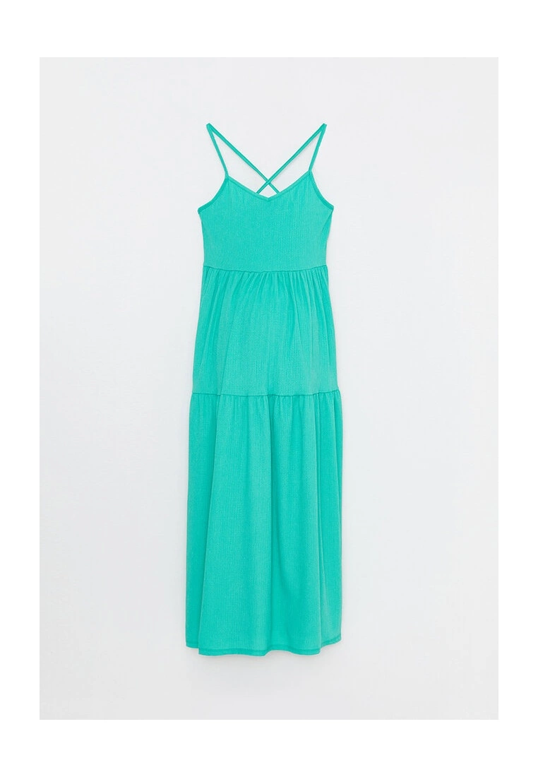 LC WAIKIKI Maternity Strap Crinkle Dress 7 LC WAIKIKI Maternity Strap Crinkle Dress - Image 5