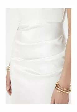 LC WAIKIKI Square Collar Strap Satin Women's Dress -LC WAIKIKI popular shop lc waikiki 1513 2816526 3