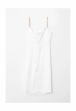 LC WAIKIKI Square Collar Strap Satin Women's Dress -LC WAIKIKI popular shop lc waikiki 1514 2816526 6