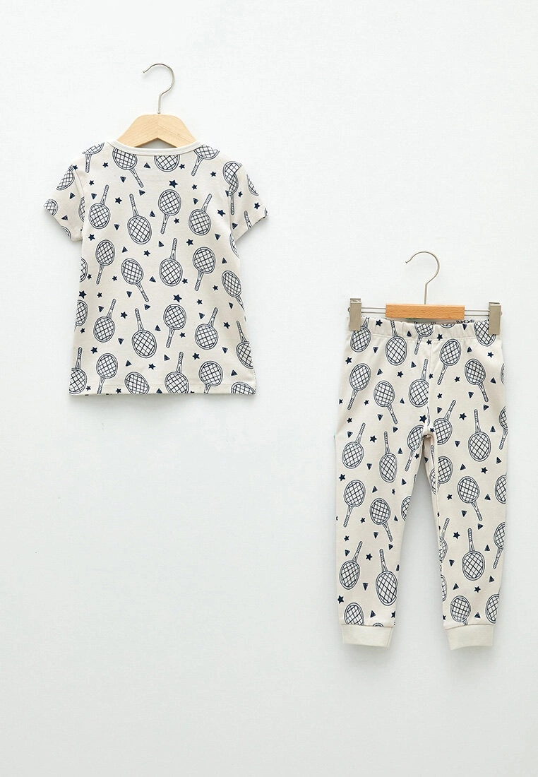 LC WAIKIKI Crew Neck Short Sleeve Cotton Baby Boy Pajamas Set 4 LC WAIKIKI Crew Neck Short Sleeve Cotton Baby Boy Pajamas Set - Image 2