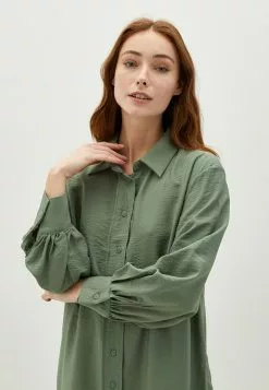 LC WAIKIKI MODEST Shirt Collar Straight Tunic 8 LC WAIKIKI MODEST Shirt Collar Straight Tunic -LC WAIKIKI popular shop lc waikiki 1652 5902206 3