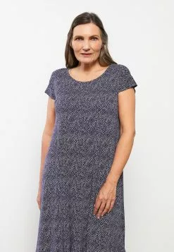 LC WAIKIKI Crew Neck Floral Short Sleeve A Cut Women's Dress -LC WAIKIKI popular shop lc waikiki 1715 0113236 3