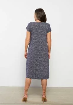 LC WAIKIKI Crew Neck Floral Short Sleeve A Cut Women's Dress -LC WAIKIKI popular shop lc waikiki 1716 0113236 5