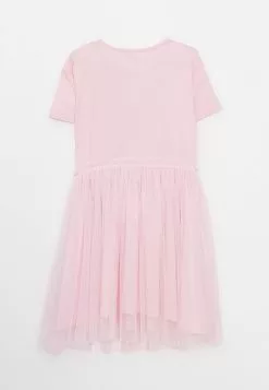 LC WAIKIKI Crew Neck Marie Printed Short Sleeve Girls Dress