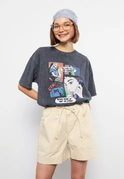 LC WAIKIKI Elastic Waist Comfortable Fit Straight Gabardine Women's Shorts -LC WAIKIKI popular shop lc waikiki 1720 6474236 2