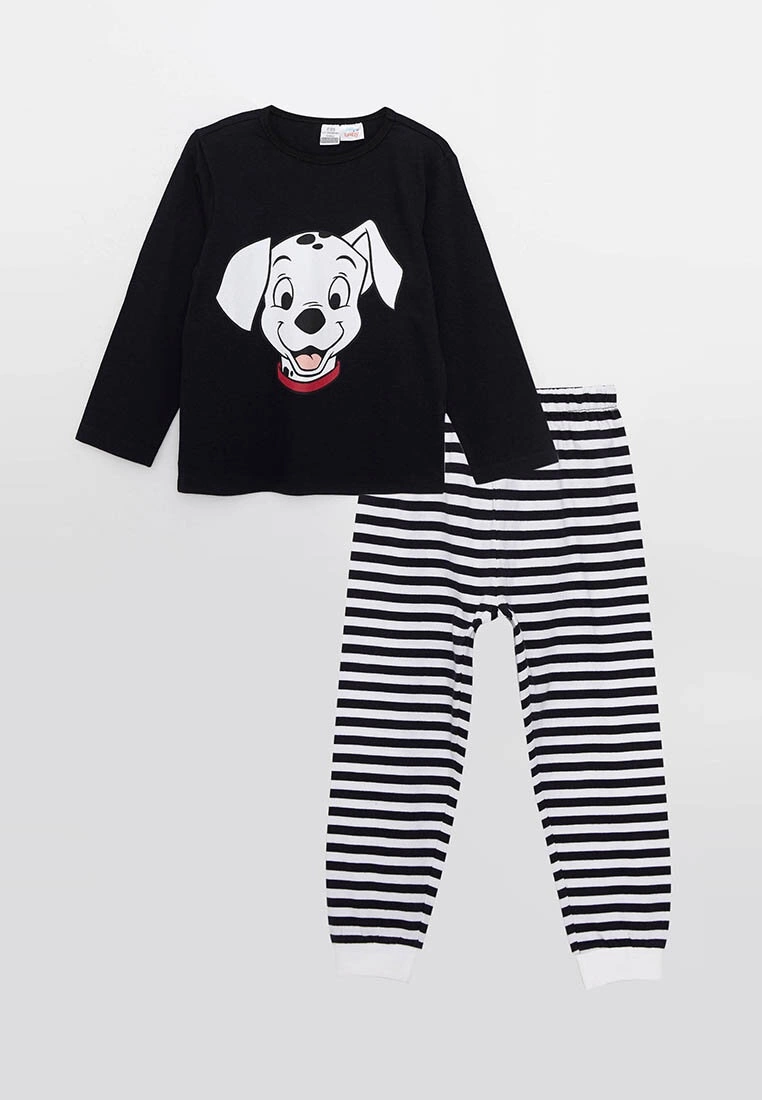 LC WAIKIKI Crew Neck Long Sleeve 101 Dalmatians Printed Baby Boy Pajamas Set 3 LC WAIKIKI Crew Neck Long Sleeve 101 Dalmatians Printed Baby Boy Pajamas Set