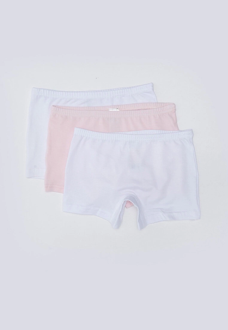 LC WAIKIKI Basic Cotton Girls' Boxer 3 Pack 3 LC WAIKIKI Basic Cotton Girls' Boxer 3 Pack