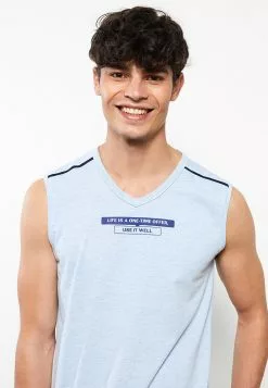 LC WAIKIKI V-Neck Sleeveless Printed Men's Athlete