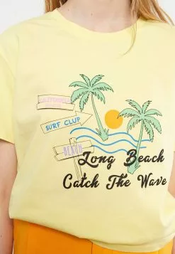 LC WAIKIKI Crew Neck Printed Short Sleeve Cotton Women's T-Shirt -LC WAIKIKI popular shop lc waikiki 1783 7928236 3