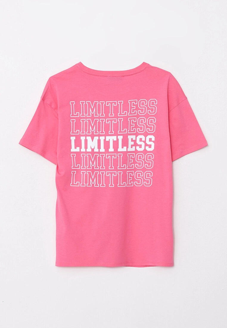 LC WAIKIKI Crew Neck Printed Short Sleeve Cotton Women's T-Shirt 7 LC WAIKIKI Crew Neck Printed Short Sleeve Cotton Women's T-Shirt - Image 5