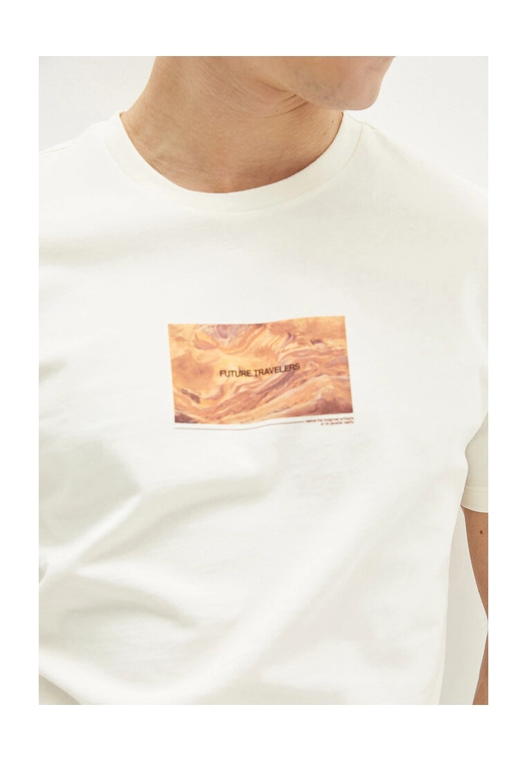 LC WAIKIKI Printed Combed Cotton T-Shirt 5 LC WAIKIKI Printed Combed Cotton T-Shirt - Image 3