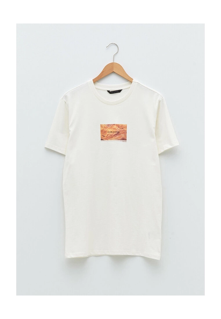 LC WAIKIKI Printed Combed Cotton T-Shirt 7 LC WAIKIKI Printed Combed Cotton T-Shirt - Image 5