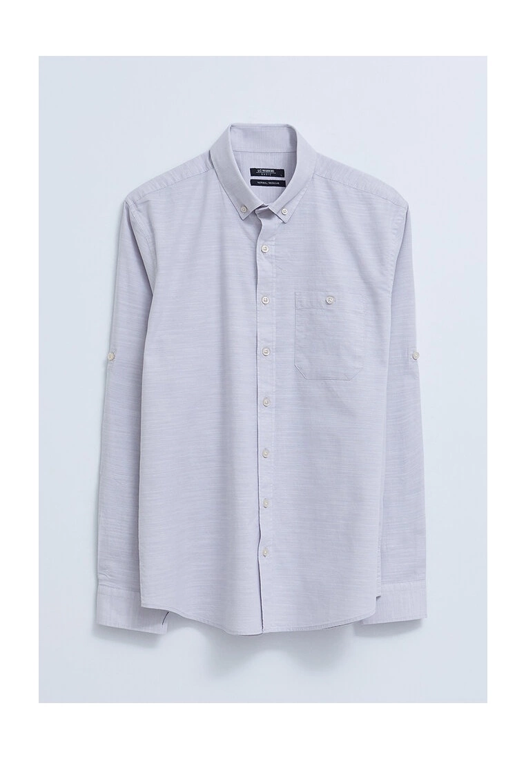 LC WAIKIKI Regular Fit Long Sleeve Poplin Shirt 7 LC WAIKIKI Regular Fit Long Sleeve Poplin Shirt - Image 5