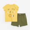 LC WAIKIKI Crew Neck Short Sleeve Printed Cotton Baby Boy Pajamas Set -LC WAIKIKI popular shop lc waikiki 2200 4864936 1