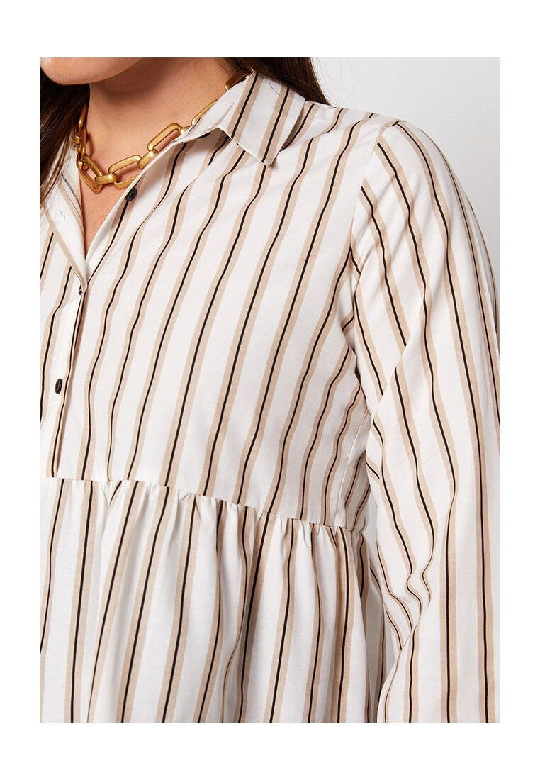 LC WAIKIKI Maternity Striped Poplin Tunic 5 LC WAIKIKI Maternity Striped Poplin Tunic - Image 3