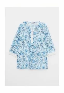 LC WAIKIKI Cropped V-Neck Cotton Blouse -LC WAIKIKI popular shop lc waikiki 2259 6487626 5