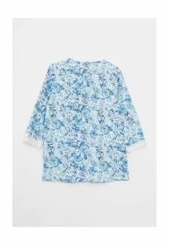 LC WAIKIKI Cropped V-Neck Cotton Blouse -LC WAIKIKI popular shop lc waikiki 2259 6487626 6