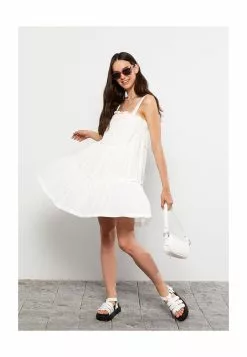 LC WAIKIKI Sleeveless Crinkle Women's Dress -LC WAIKIKI popular shop lc waikiki 2264 8497626 4