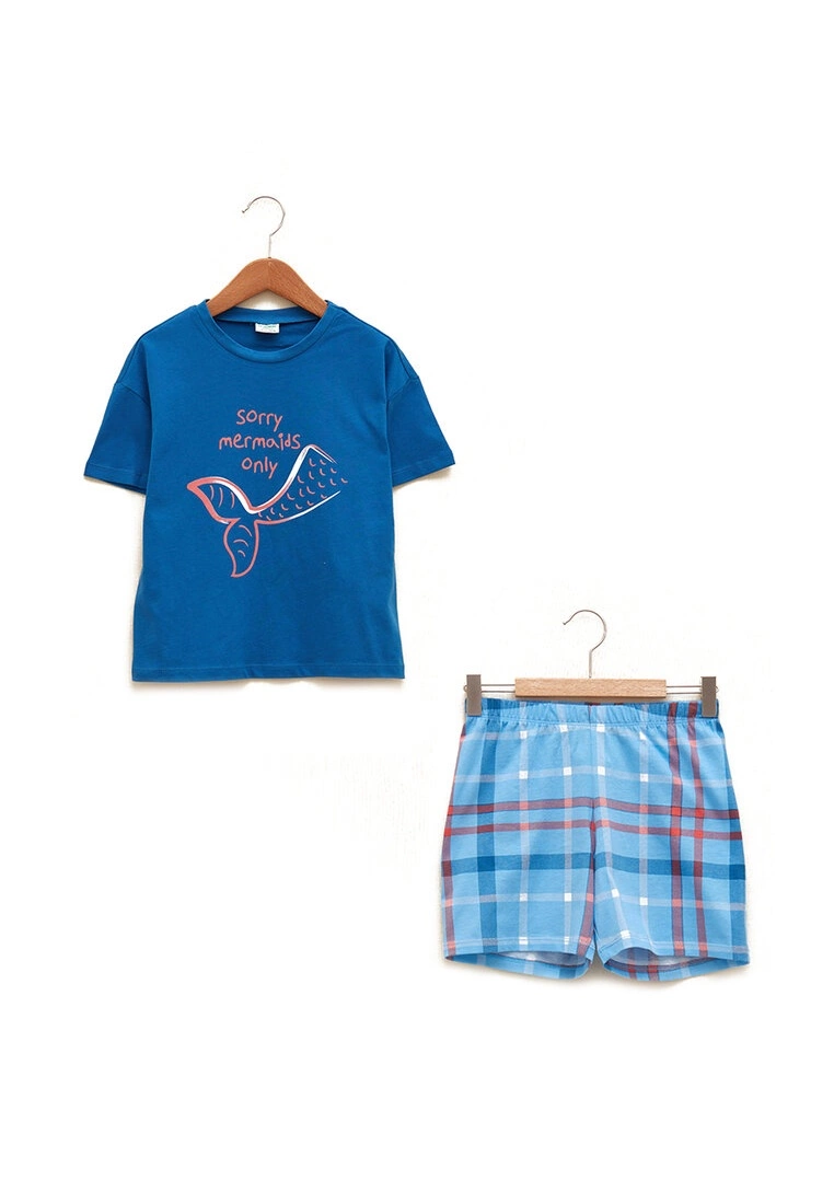 LC WAIKIKI Short Sleeve Short Pajamas Set 3 LC WAIKIKI Short Sleeve Short Pajamas Set