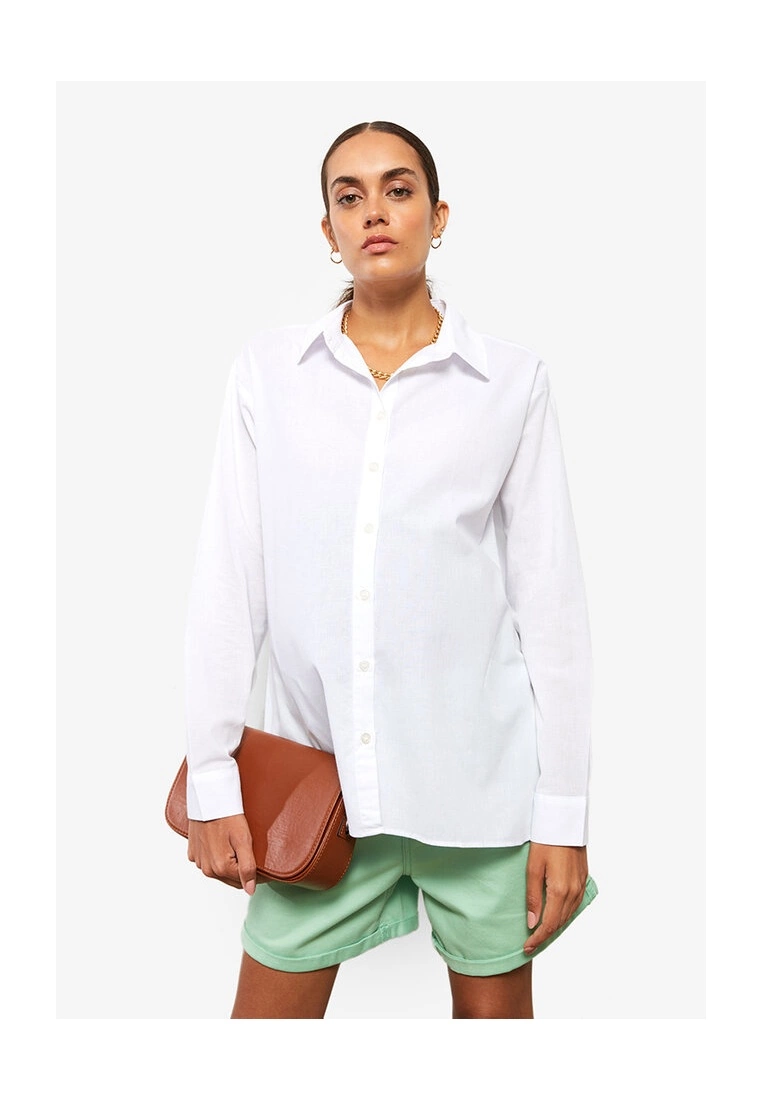 LC WAIKIKI Maternity Poplin Shirt 3 LC WAIKIKI Maternity Poplin Shirt