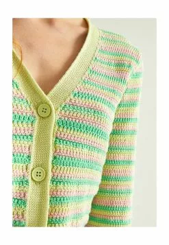 LC WAIKIKI Striped Crop Cardigan -LC WAIKIKI popular shop lc waikiki 2458 0406726 3