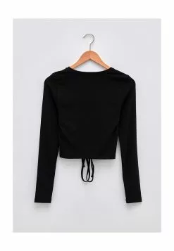 LC WAIKIKI Crew Neck Straight Crop Women's Blouse -LC WAIKIKI popular shop lc waikiki 2459 3206726 2