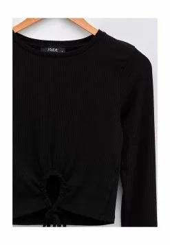 LC WAIKIKI Crew Neck Straight Crop Women's Blouse -LC WAIKIKI popular shop lc waikiki 2460 3206726 3