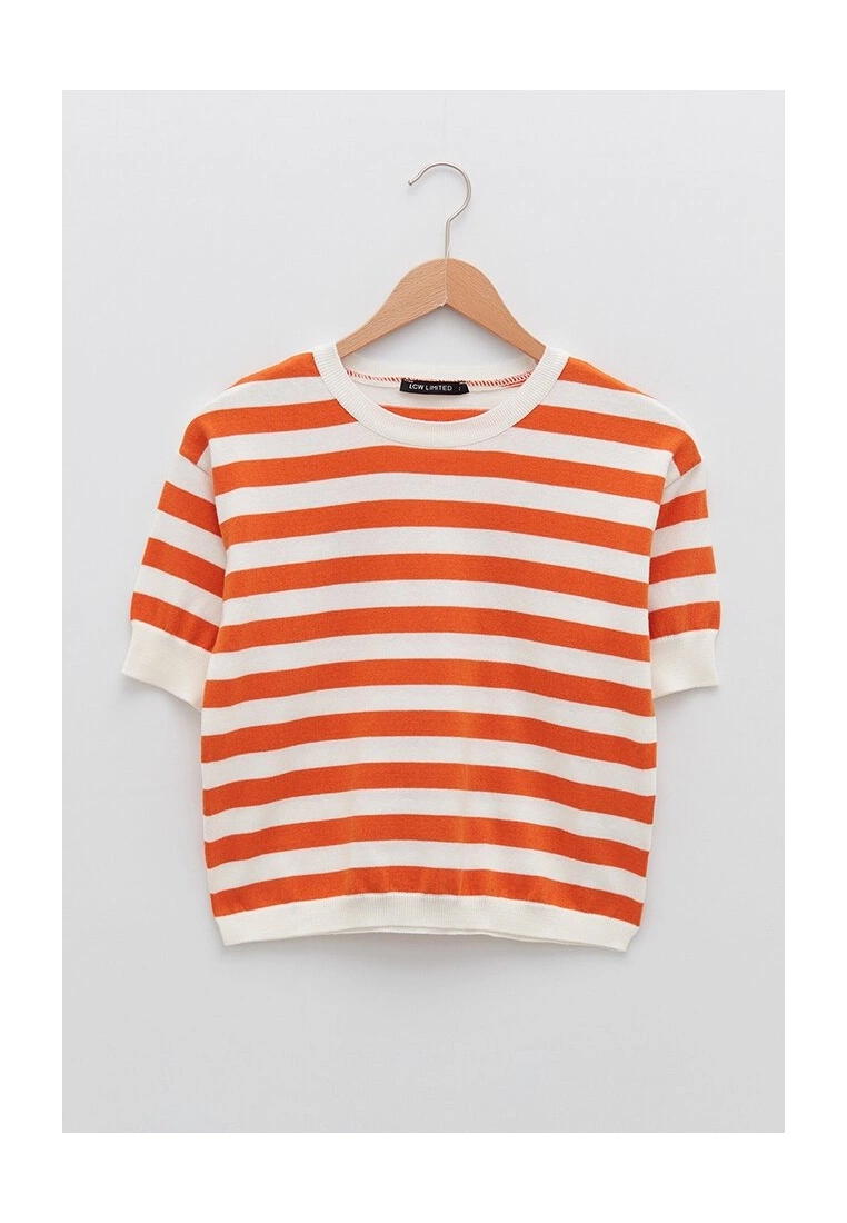 LC WAIKIKI Striped Women's Knitwear Sweater 7 LC WAIKIKI Striped Women's Knitwear Sweater - Image 5