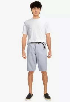 LC WAIKIKI Slim Fit Men Belted Shorts -LC WAIKIKI popular shop lc waikiki 2629 0890616 4