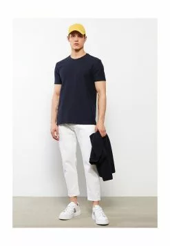 LC WAIKIKI Short Sleeve Combed Cotton T-Shirt -LC WAIKIKI popular shop lc waikiki 2641 0831616 4