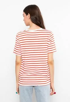 LC WAIKIKI Crew Neck Striped Short Sleeve Women's T-Shirt 13 LC WAIKIKI Crew Neck Striped Short Sleeve Women's T-Shirt -LC WAIKIKI popular shop lc waikiki 2683 7816726 5