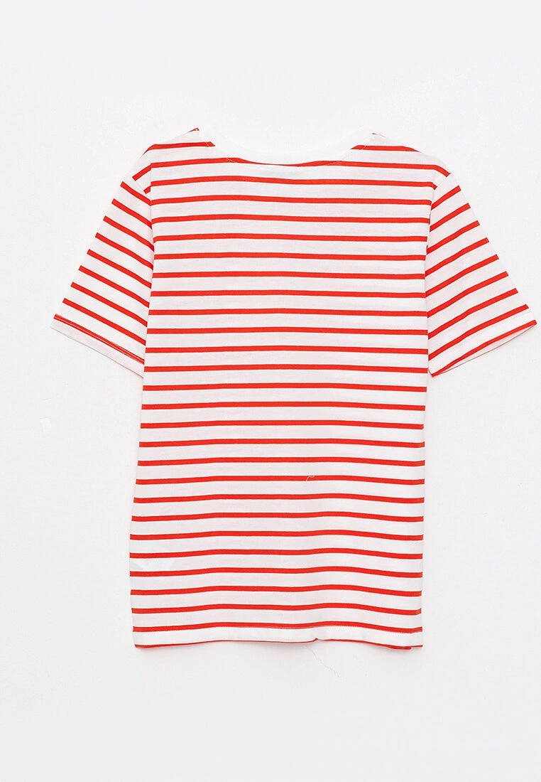 LC WAIKIKI Crew Neck Striped Short Sleeve Women's T-Shirt 9 LC WAIKIKI Crew Neck Striped Short Sleeve Women's T-Shirt - Image 7