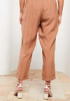 LC WAIKIKI Elastic Waist Straight Women Trousers -LC WAIKIKI popular shop lc waikiki 2684 9955726 5