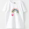 LC WAIKIKI Crew Neck Printed Short Sleeve Cotton Girls T-Shirt -LC WAIKIKI popular shop lc waikiki 2691 3915726 1