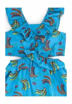 LC WAIKIKI V Neck Patterned Poplin Girl Dress -LC WAIKIKI popular shop lc waikiki 2691 5326706 5