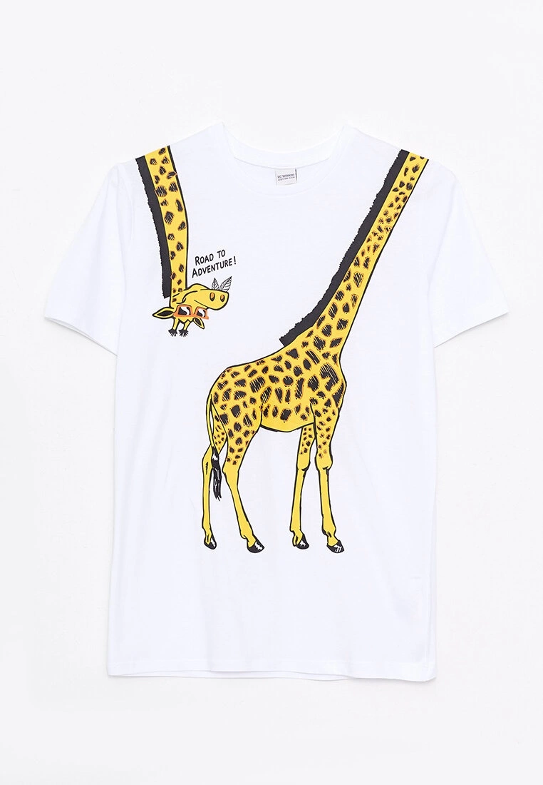 LC WAIKIKI Crew Neck Printed Short Sleeve Cotton Boy T-Shirt 3 LC WAIKIKI Crew Neck Printed Short Sleeve Cotton Boy T-Shirt