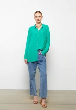 LC WAIKIKI Plain Long Sleeve Viscose Women's Shirt -LC WAIKIKI popular shop lc waikiki 2700 7819726 2