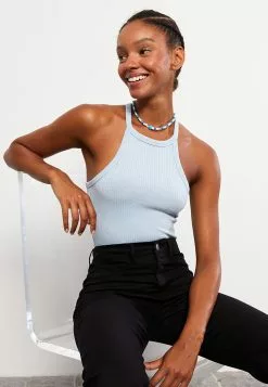 LC WAIKIKI Halter Collar Plain Female Singlet -LC WAIKIKI popular shop lc waikiki 2701 2829726 3