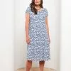 LC WAIKIKI Crew Neck Patterned Sleeveless Women's Dress -LC WAIKIKI popular shop lc waikiki 2702 8755726 1