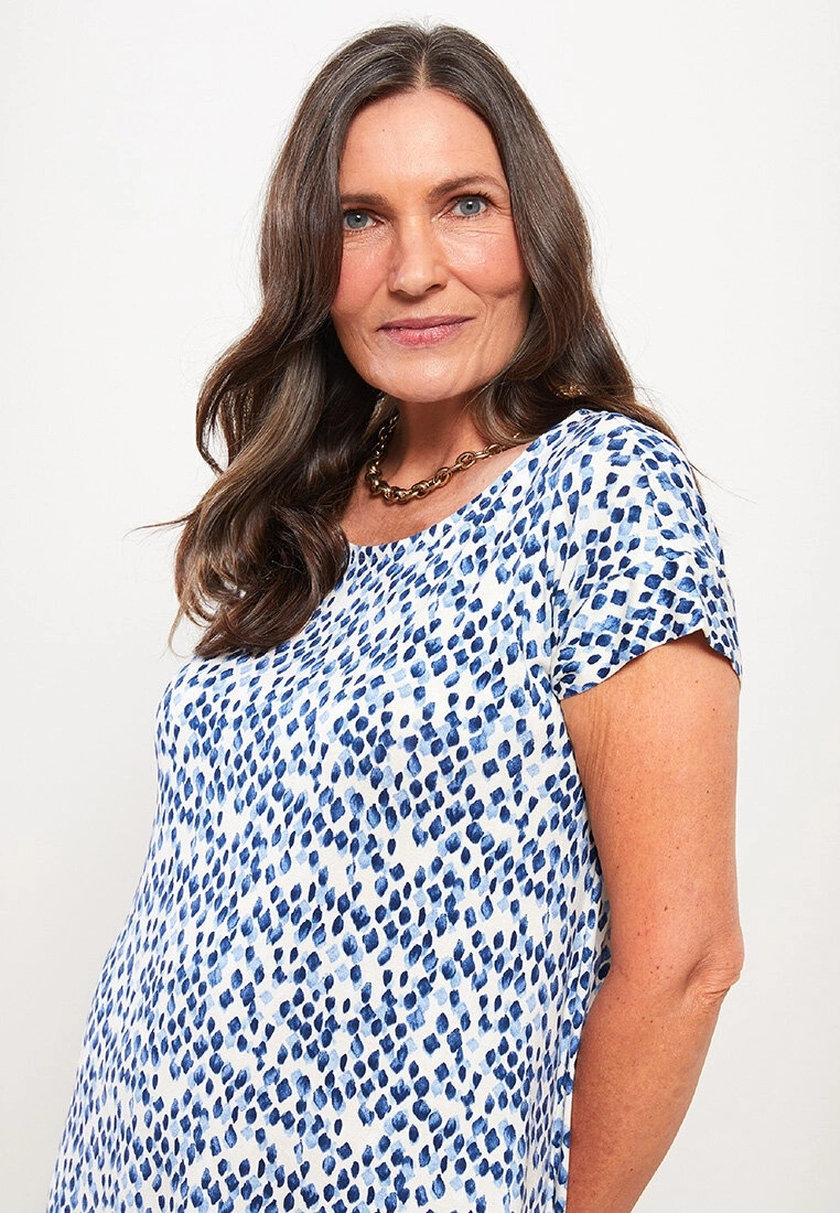 LC WAIKIKI Crew Neck Patterned Sleeveless Women's Dress 5 LC WAIKIKI Crew Neck Patterned Sleeveless Women's Dress - Image 3