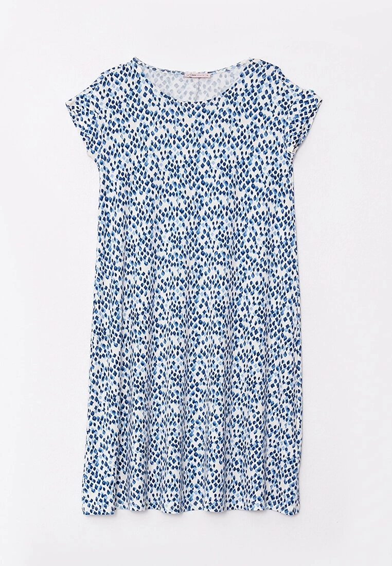 LC WAIKIKI Crew Neck Patterned Sleeveless Women's Dress 8 LC WAIKIKI Crew Neck Patterned Sleeveless Women's Dress - Image 6