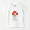 LC WAIKIKI Crew Neck Printed Short Sleeve Cotton Girls T-Shirt