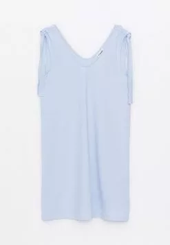 LC WAIKIKI V-Neck Straight Sleeveless Women's Beach Dress -LC WAIKIKI popular shop lc waikiki 2706 9239726 6