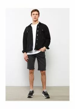 LC WAIKIKI Standard Fit Men Jean Shorts -LC WAIKIKI popular shop lc waikiki 2715 3131616 4