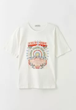 LC WAIKIKI Crew Neck Patterned Short Sleeve Cotton Women's T-Shirt -LC WAIKIKI popular shop lc waikiki 2743 5505236 5