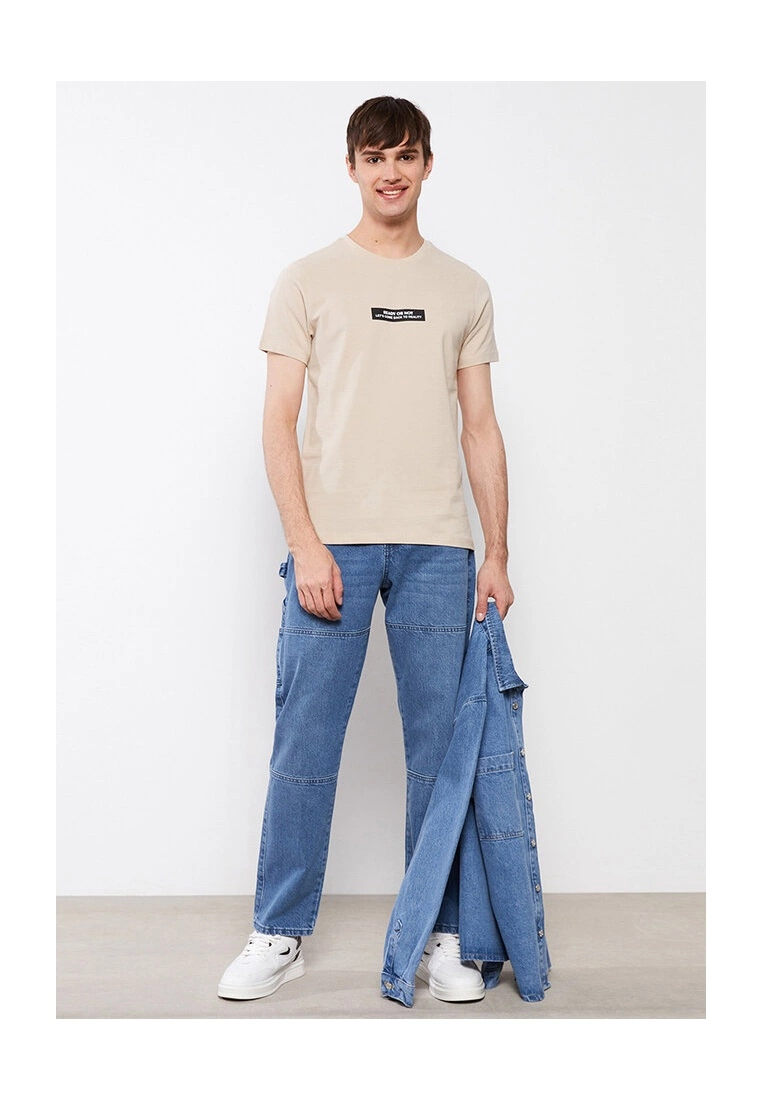 LC WAIKIKI Short Sleeve Printed Pique T-Shirt 6 LC WAIKIKI Short Sleeve Printed Pique T-Shirt - Image 4