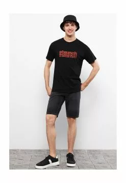 LC WAIKIKI Short Sleeve Printed Cotton T-Shirt -LC WAIKIKI popular shop lc waikiki 2807 4525916 4